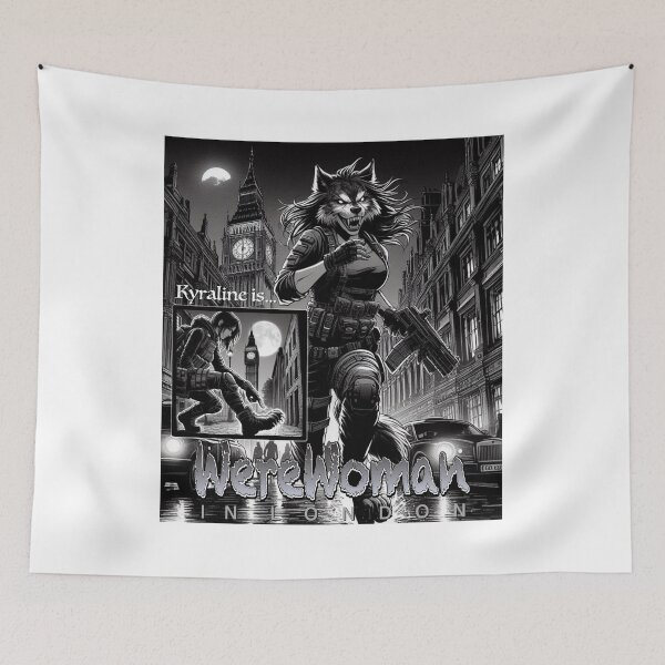 Item preview, WereWoman in London Print designed and sold by Lichentroupe63.