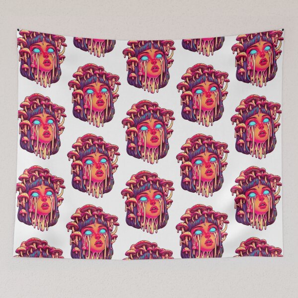 Item preview, Psychedelic Mushroom Queen: A Vision of Enchantment designed and sold by Ronny-Owiso.