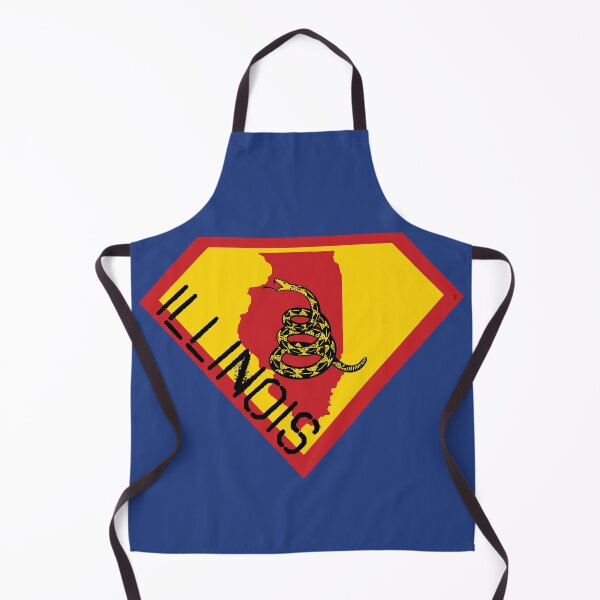 Item preview, ILLINOISAN SHIELD - Freedom Is The Superpower - Gadsden Snake Flag - Dont Tread On Me SUPERHERO ILLINOIS spellout design designed and sold by pelagio.