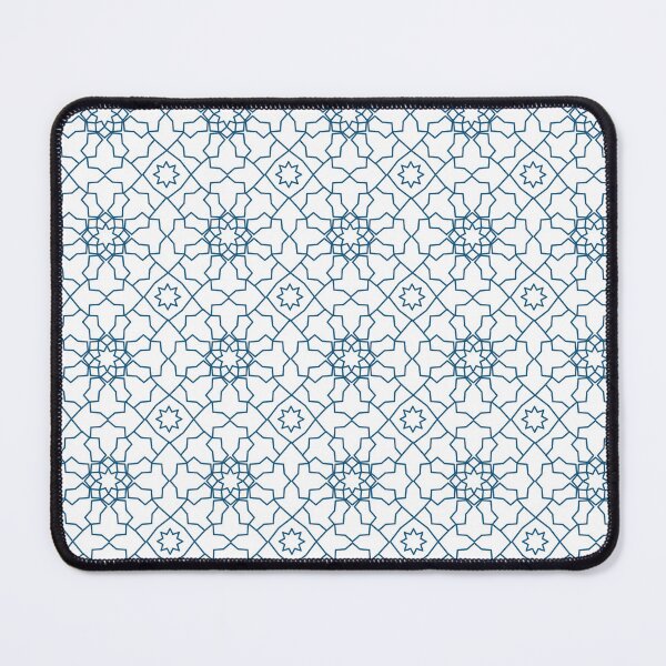 Item preview, Moroccan Geometric Pattern - Blue Islamic Tile Design designed and sold by TANMIRET ⭐️⭐️⭐️⭐️⭐️.