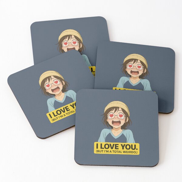 Item preview, Funny Anime Love Quote – I Love You But I'm a Total Weirdo designed and sold by konthai.familyart.