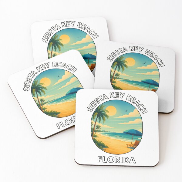 Item preview, Siesta Key Beach Florida Sunset – Tropical Coastal Travel Poster designed and sold by inkNext.