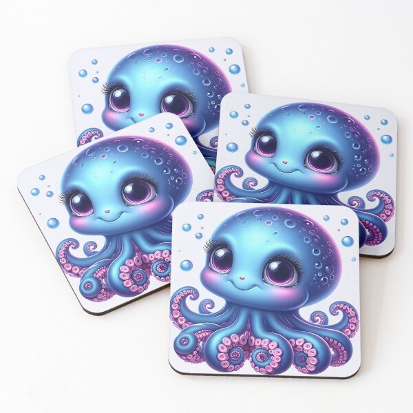 Item preview, Cute Sea Animals Clipart, Ocean Creatures PNG, Watercolor Marine Animals, Digital Download designed and sold by Lulunza.