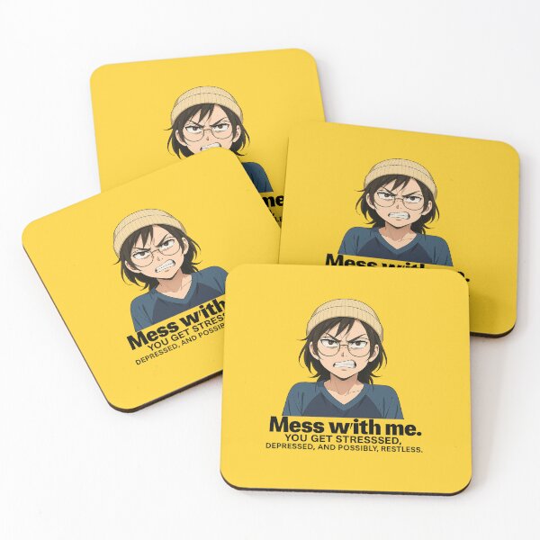 Item preview, Angry Anime Girl Quote – Mess With Me, Get Stressed designed and sold by konthai.familyart.