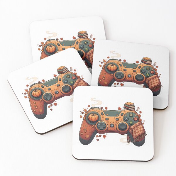 Item preview, Cozy Autumn Gaming Controller Sticker designed and sold by StickyGuys.