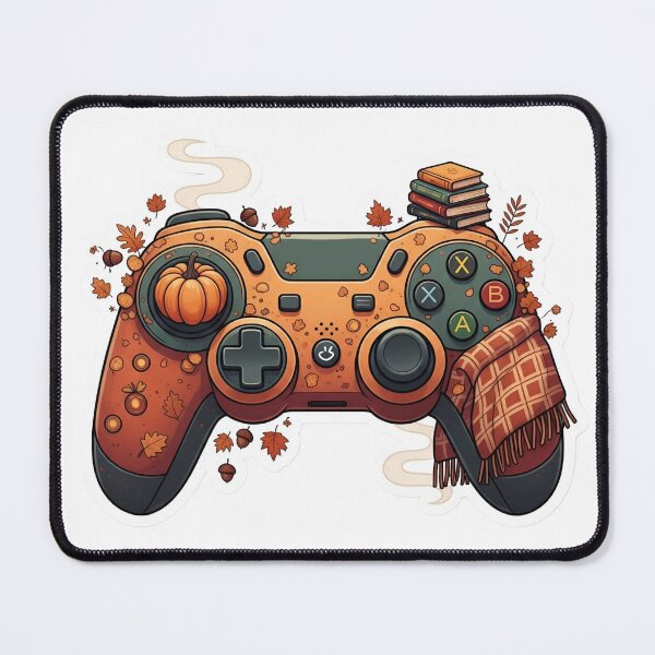 Item preview, Cozy Autumn Gaming Controller Sticker designed and sold by StickyGuys.
