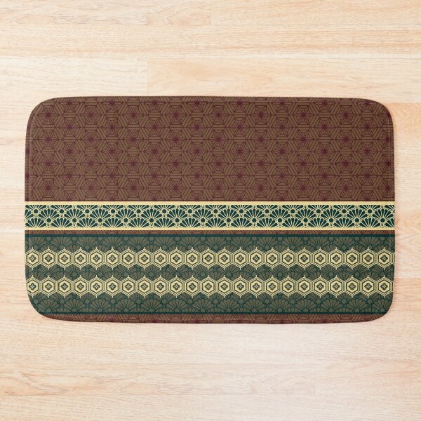 Item preview, Kiku and Kikkou Mix Pattern designed and sold by urrin DESIGN.