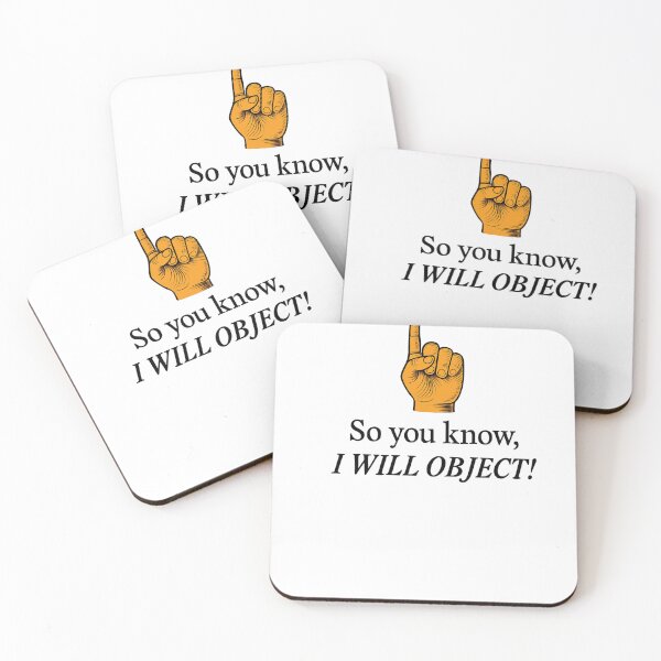 Item preview,  I will probably object! designed and sold by LivingLifeMerch.