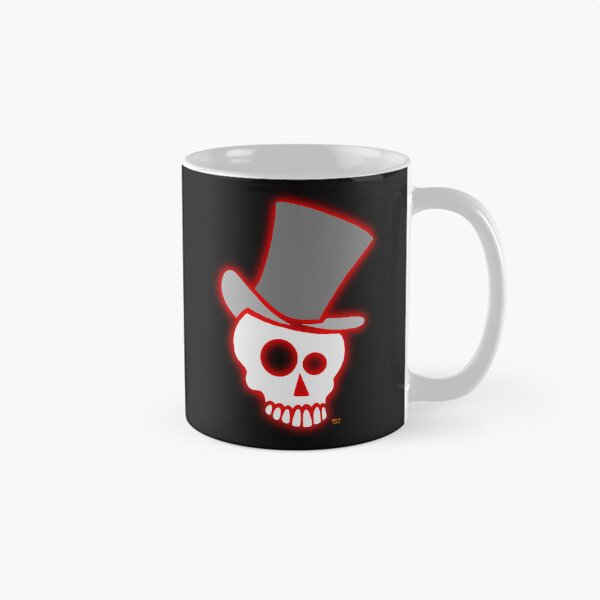 Item preview, Top Hat Skull -  Devoid - Red Glow designed and sold by Brian Healey Art .