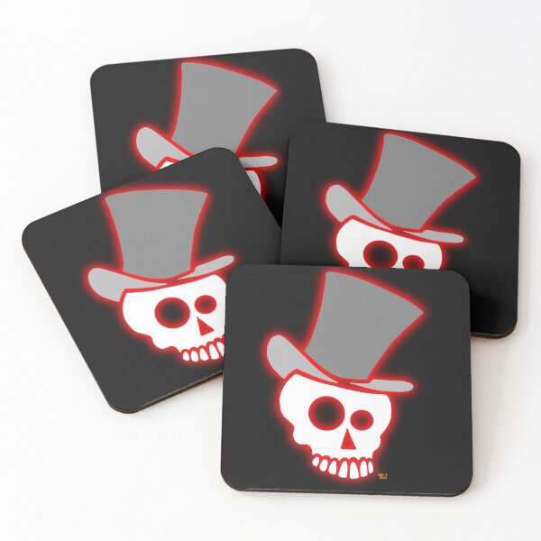 Item preview, Top Hat Skull -  Devoid - Red Glow designed and sold by Brian Healey Art .