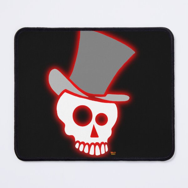 Item preview, Top Hat Skull -  Devoid - Red Glow designed and sold by Brian Healey Art .