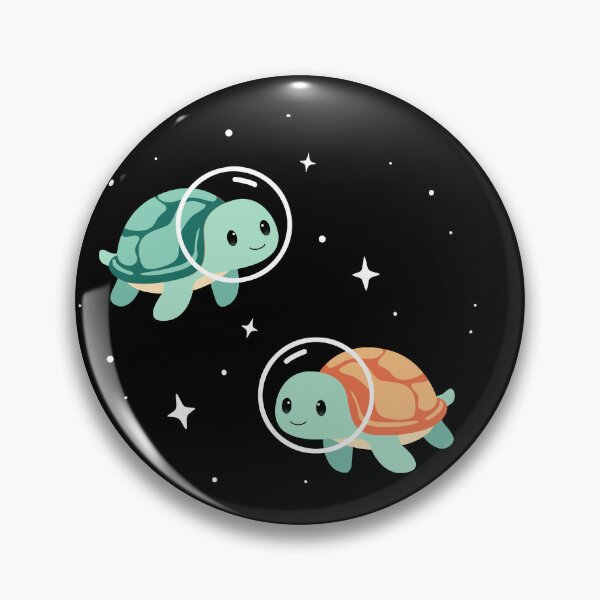 Item preview, Space Turtles Sticker - Cute Astronaut Turtles in Space designed and sold by Imagification.