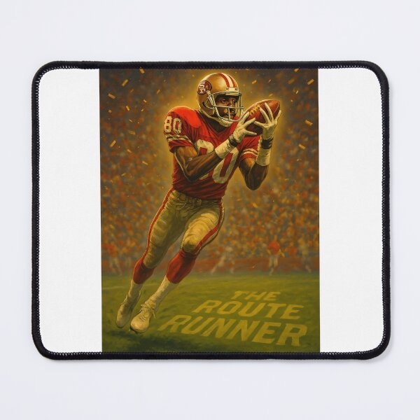 Item preview, The Route Runner – Jerry Rice Touchdown Tribute designed and sold by WhisperFrame.