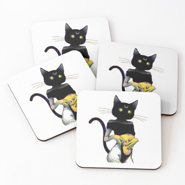 Item preview, Mystic Cat: A Fusion of Darkness and Color designed and sold by Ronny-Owiso.