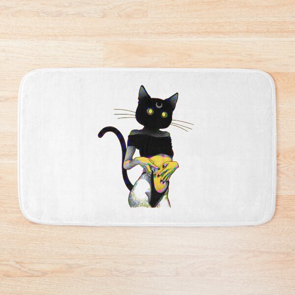 Item preview, Mystic Cat: A Fusion of Darkness and Color designed and sold by Ronny-Owiso.