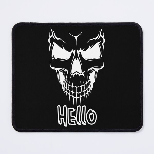 Item preview, "Sinister Hello – Grinning Skull Greeting" designed and sold by Karim-Karem.