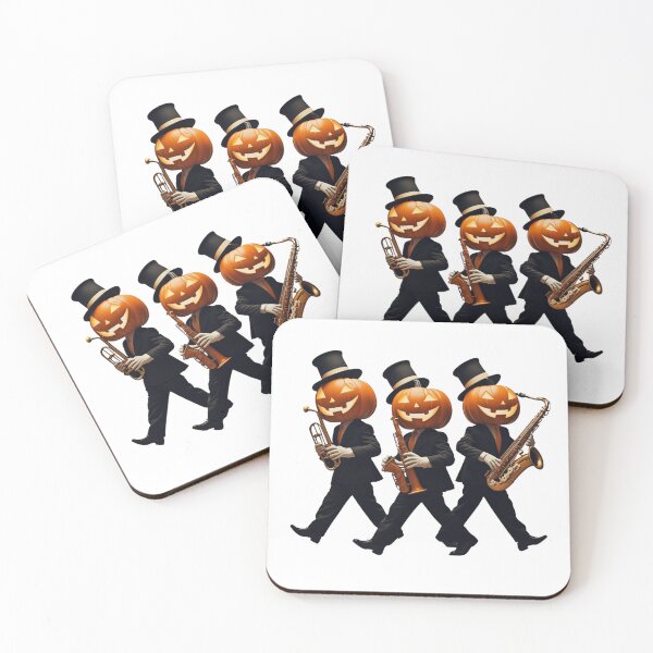 Item preview, Jack-o’-Lantern Parade – 1930s Halloween Card Style designed and sold by Almond Paper Co. .
