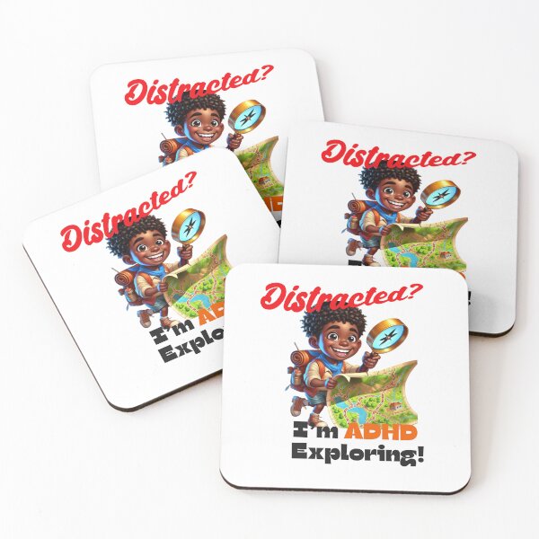 Item preview, Not Distracted, Just ADHD Exploring! designed and sold by MomParentADHD.
