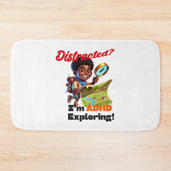 Item preview, Not Distracted, Just ADHD Exploring! designed and sold by MomParentADHD.