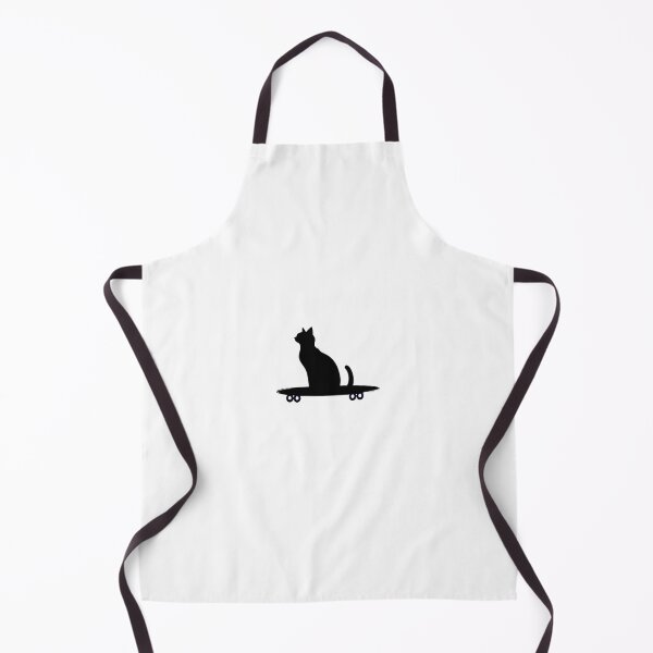 Item preview, Black cat riding a skateboard,Cool Cat Skateboarding – Funny Skateboard Cat Illustration designed and sold by ArtDripFashion.