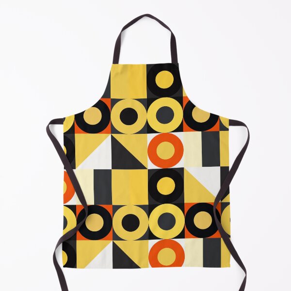 Item preview, Yellow, Orange, White And Black Geometric Abstract Designs designed and sold by DEC02.