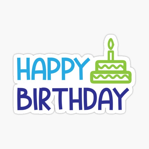 Item preview, Happy Birthday – Colorful Celebration Design designed and sold by MiniStudio.