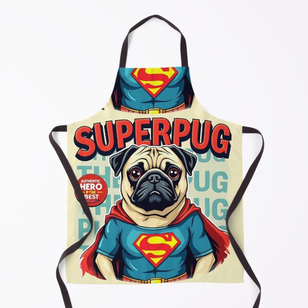 Item preview, Superpug - The Ultimate Pug Hero Retro Comic Design designed and sold by Leader Designer.