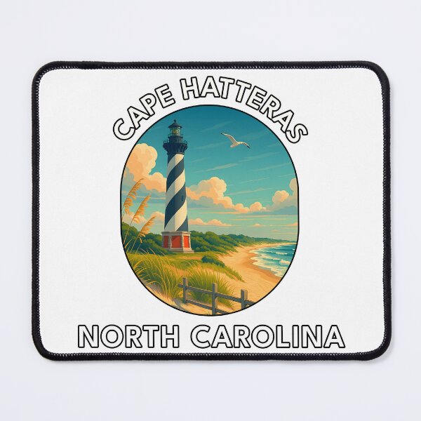 Item preview, Cape Hatteras National Seashore Poster – Outer Banks North Carolina Travel Art designed and sold by inkNext.
