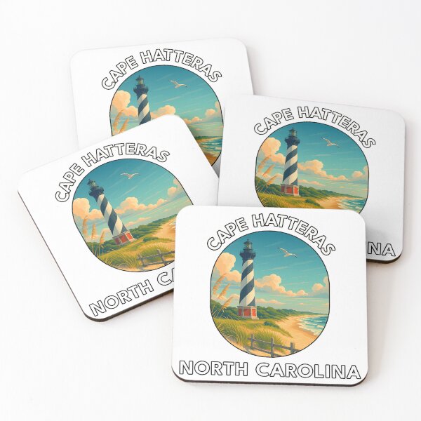 Item preview, Cape Hatteras National Seashore Poster – Outer Banks North Carolina Travel Art designed and sold by inkNext.
