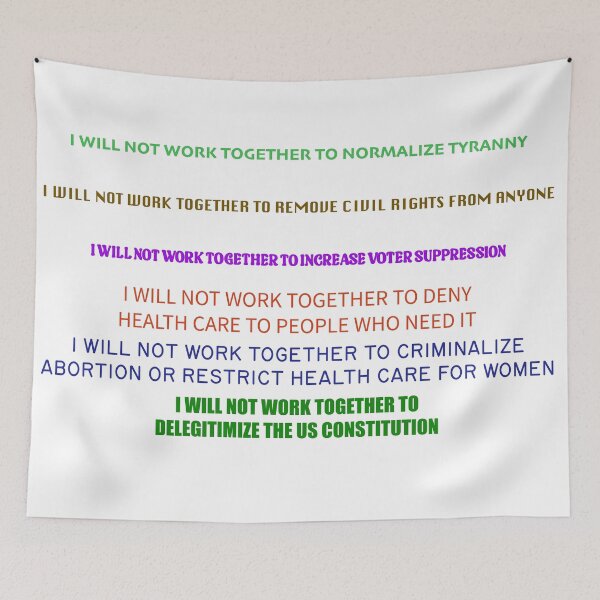 Item preview, I Will Not Work Together designed and sold by VisionWind.