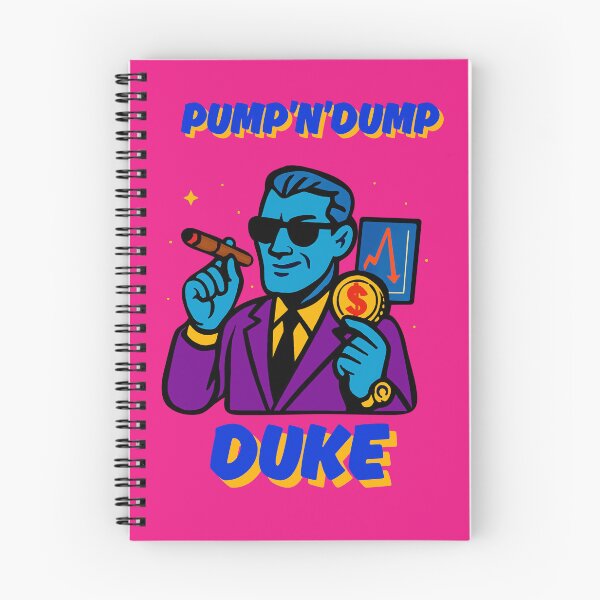 Artikelvorschau, „Pump’n’Dump Duke“ – Satire auf Marktmanipulation entworfen und verkauft von BitCrop.