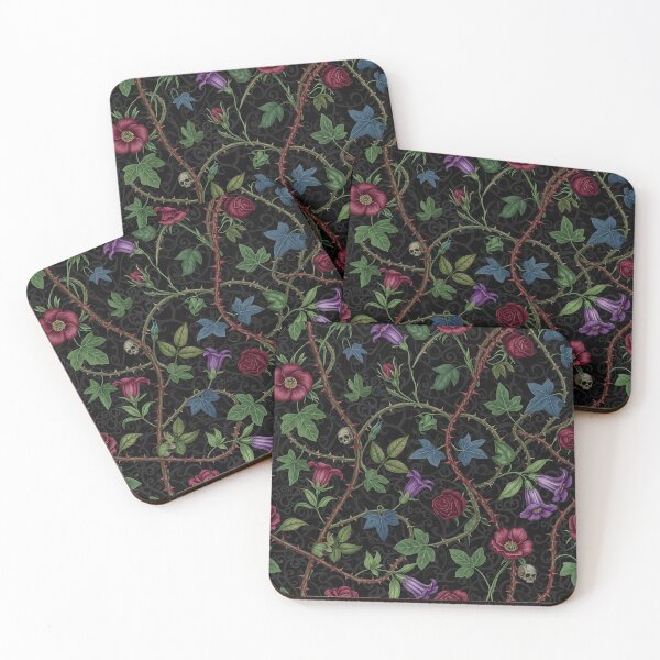 Item preview, Gothic Garden - Seamless Floral Pattern designed and sold by StickyGuys.
