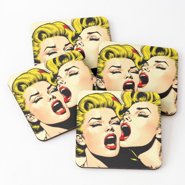 Item preview, 1960s Parody Female Portrait AI Pop Art designed and sold by NickWhittleArt.