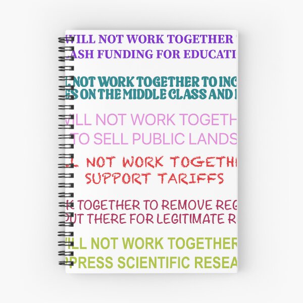 Item preview, I Will Not Work Together designed and sold by VisionWind.