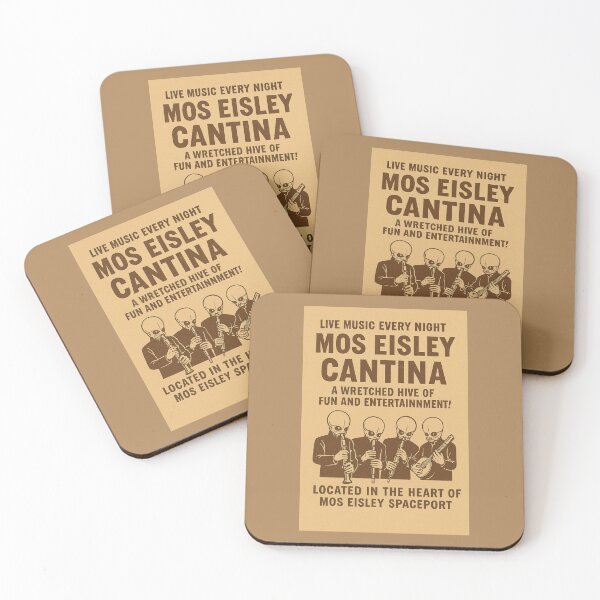 Item preview, Mos Eisley Cantina – Retro Star Wars Music Poster designed and sold by Lavoretty.