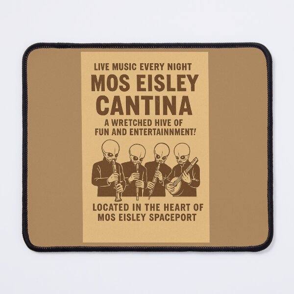 Item preview, Mos Eisley Cantina – Retro Star Wars Music Poster designed and sold by Lavoretty.