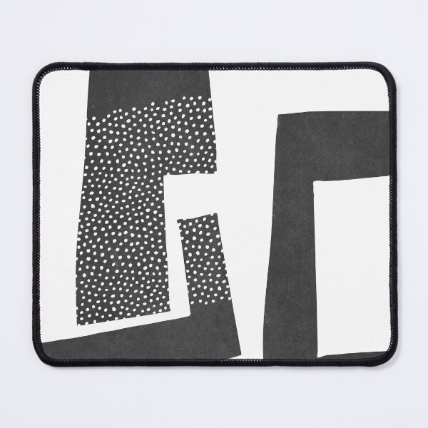 Item preview, Fragmented Spaces - Black and White Geometric Space designed and sold by RituArtSpace.