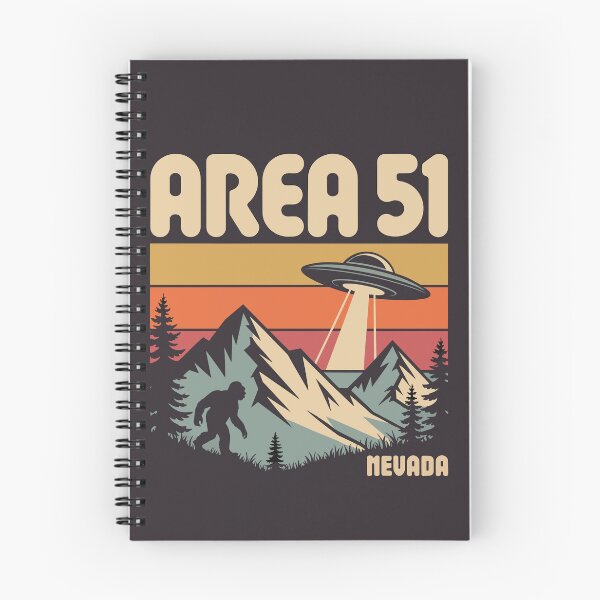 Item preview, Area 51 Nevada – Vintage UFO & Bigfoot Design designed and sold by julientellouck.