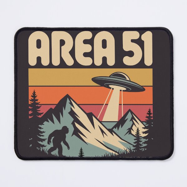 Item preview, Area 51 Nevada – Vintage UFO & Bigfoot Design designed and sold by julientellouck.
