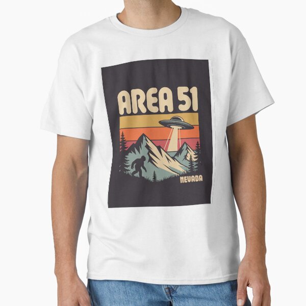 Artikel-Vorschau von Area 51 Nevada – Vintage UFO & Bigfoot Design, designt und verkauft von julientellouck.