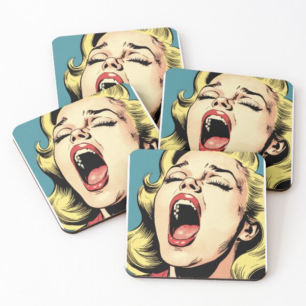 Item preview, 1960s Female Portrait AI Parody Pop Art designed and sold by NickWhittleArt.