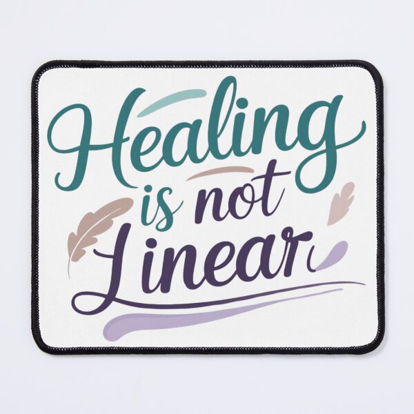 Item preview, Healing Is Not Linear - Mental Health Awareness designed and sold by AstridOfficial.