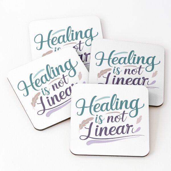 Item preview, Healing Is Not Linear - Mental Health Awareness designed and sold by AstridOfficial.
