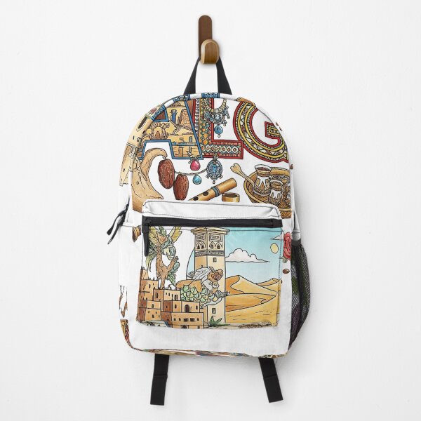 Item preview, Algeria in Colors: A Cultural and Artisanal Illustration designed and sold by Kam2design.