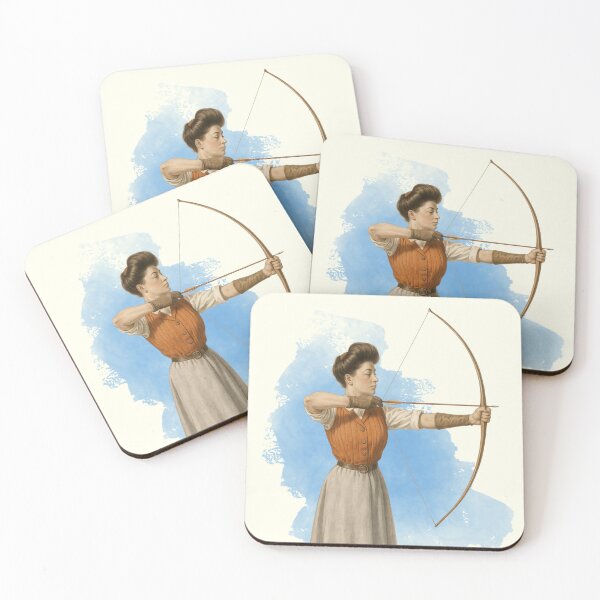 Item preview, Vintage Style Archery Design, Saturday Evening Post Cover 1907 designed and sold by RewindRelicsLI.
