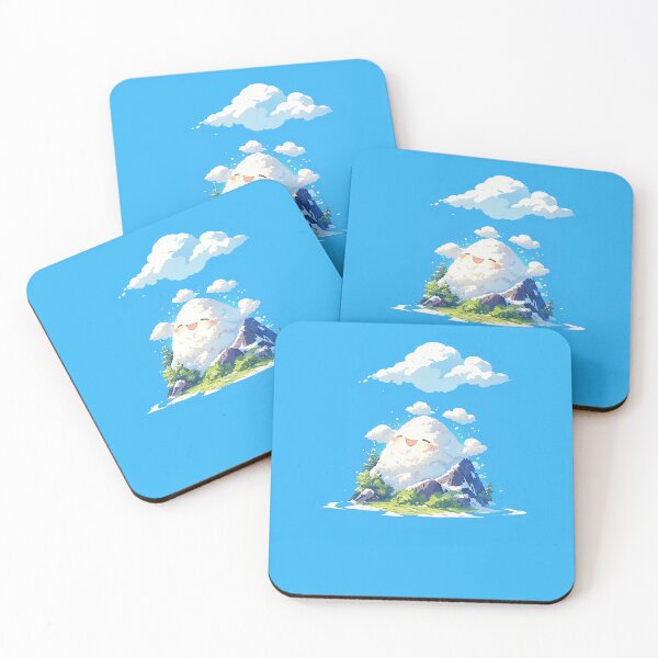 Item preview, Happy Cartoon Mountain with Snowcap designed and sold by Christian Weiss.