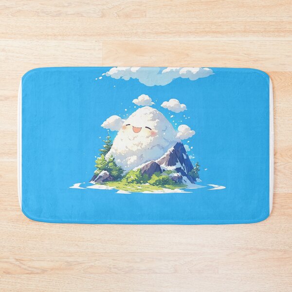 Item preview, Happy Cartoon Mountain with Snowcap designed and sold by Christian Weiss.