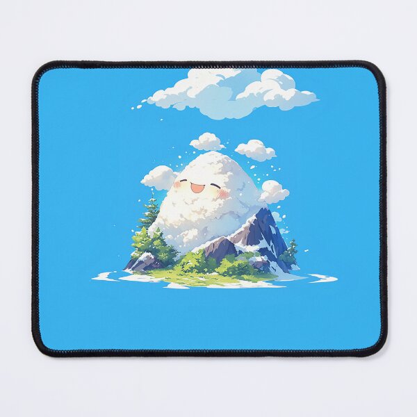 Item preview, Happy Cartoon Mountain with Snowcap designed and sold by Christian Weiss.