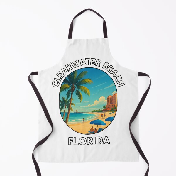 Item preview, Clearwater Beach Florida Sunset – Tropical Travel Poster designed and sold by inkNext.
