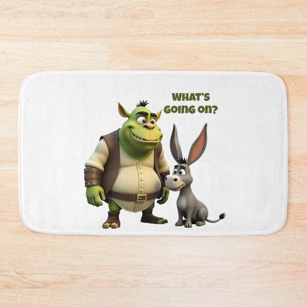 Item preview, Shrek and Donkey Sticker – Funny Cartoon Duo Meme Style designed and sold by ArtbyDalliesAI.